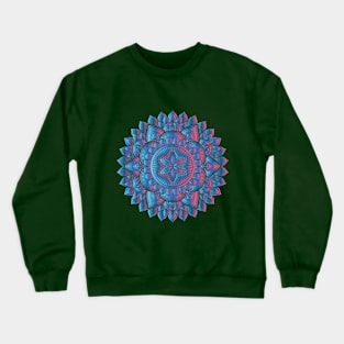 Blue Mandala Crewneck Sweatshirt